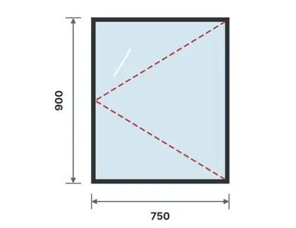Steel windows example drawing